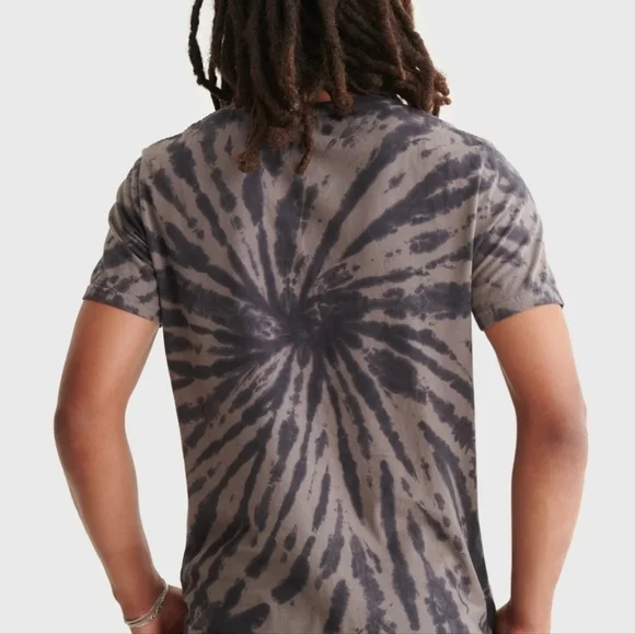Lucky Brand Men's Chevrolet Camaro Short Sleeve Tie Dye Tee Raven Tie Dye S - Picture 10 of 10
